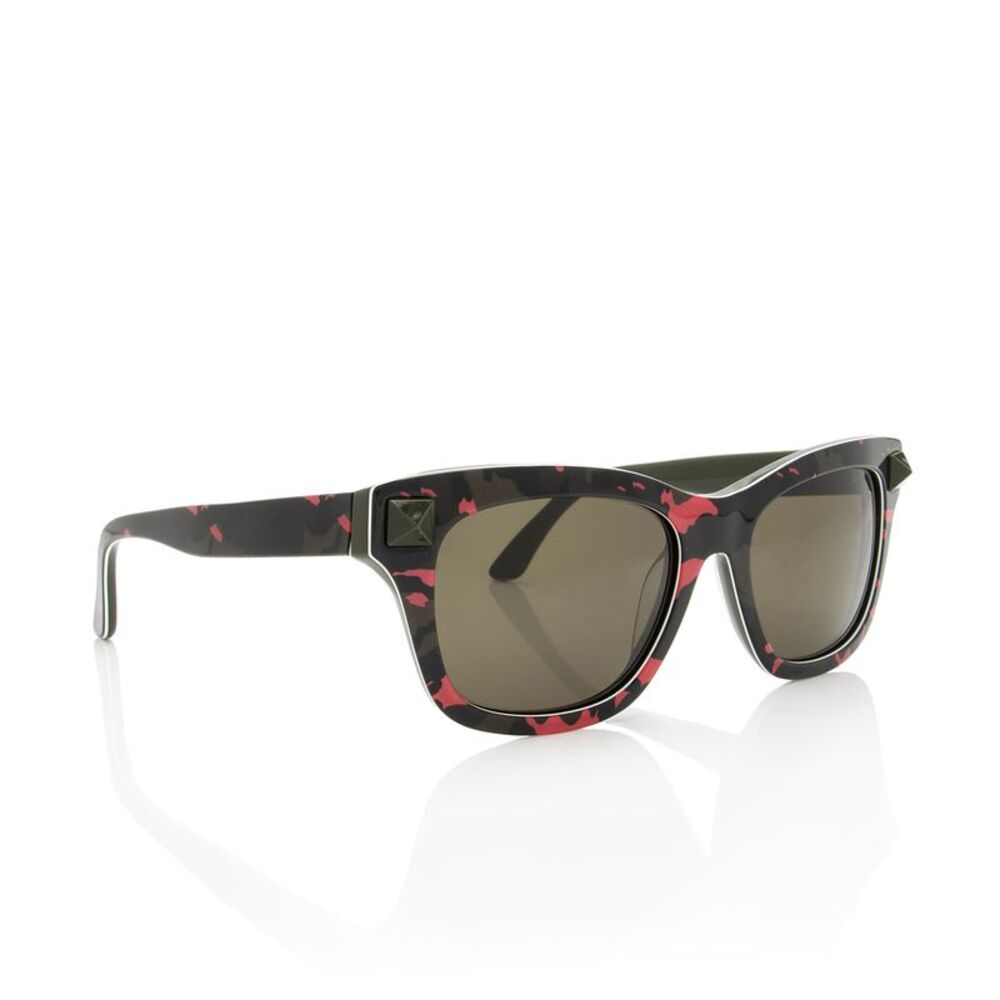 Valentino Camouflage Wayfarer Sunglasses - Picture 2 of 5